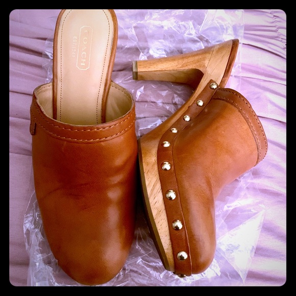 Coach Mule Heels - Picture 1 of 6